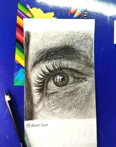 Eyes drawing realistic.. Original...