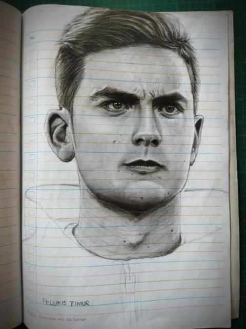 original drawing paulo dybala